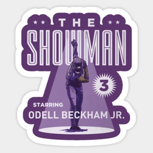 Odell Beckham Jr. Baltimore The Showman Sticker